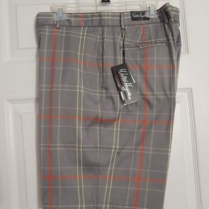 NWT Shorts Golf Men 38 Lightweight Grey Walter Hagen Lightweight
